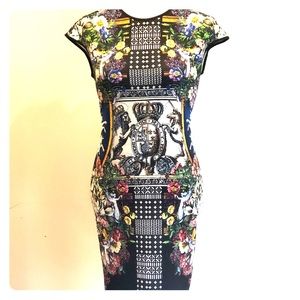 NWT Clover Canyon neoprene cocktail dress